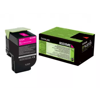 Kaseta z tonerem Lexmark 802XME magenta 3000 stron