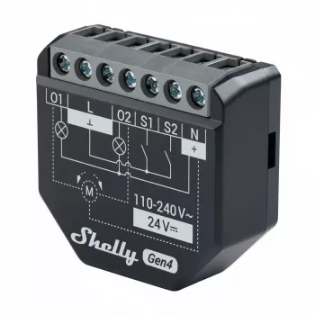 Zestaw 2 kontrolerów Shelly 2PM Gen4 Zigbee/Matter