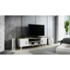 Cama TV stand LOTTA 160 2D2K Biały/sonoma