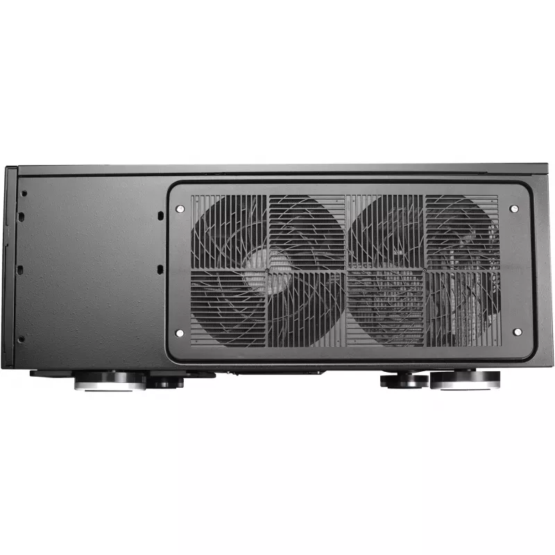 SilverStone Grandia GD08 - Desktop - SSI EEB - bez zasilacza - czarny - USB/Audio