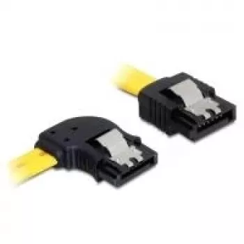 Kabel SATA męski/męski DeLOCK 82825 0,5 m żółty