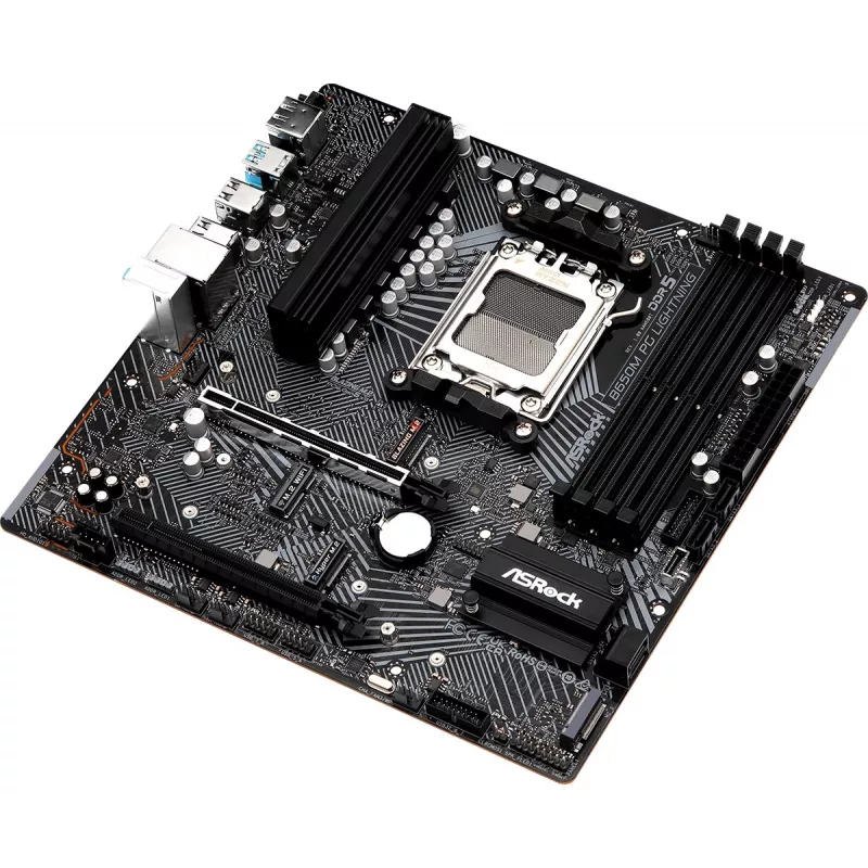 ASRock B650M PG Lightning AM5 Micro-ATX Płyta Główna