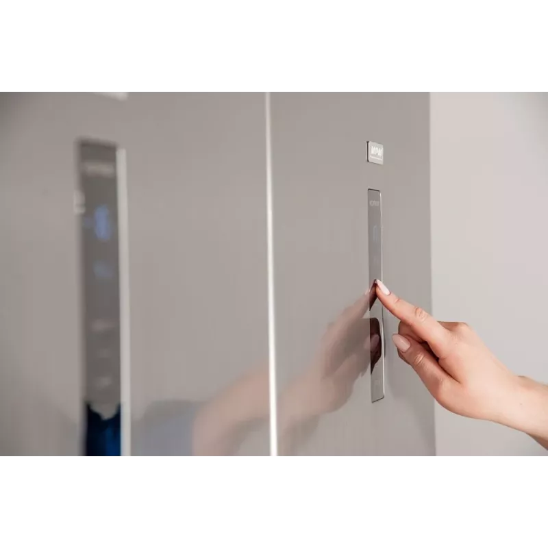 Lodówka wolnostojąca MPM MPM-387-CJF-22, 359 L No Frost, stal nierdzewna, 1850×600×700 mm