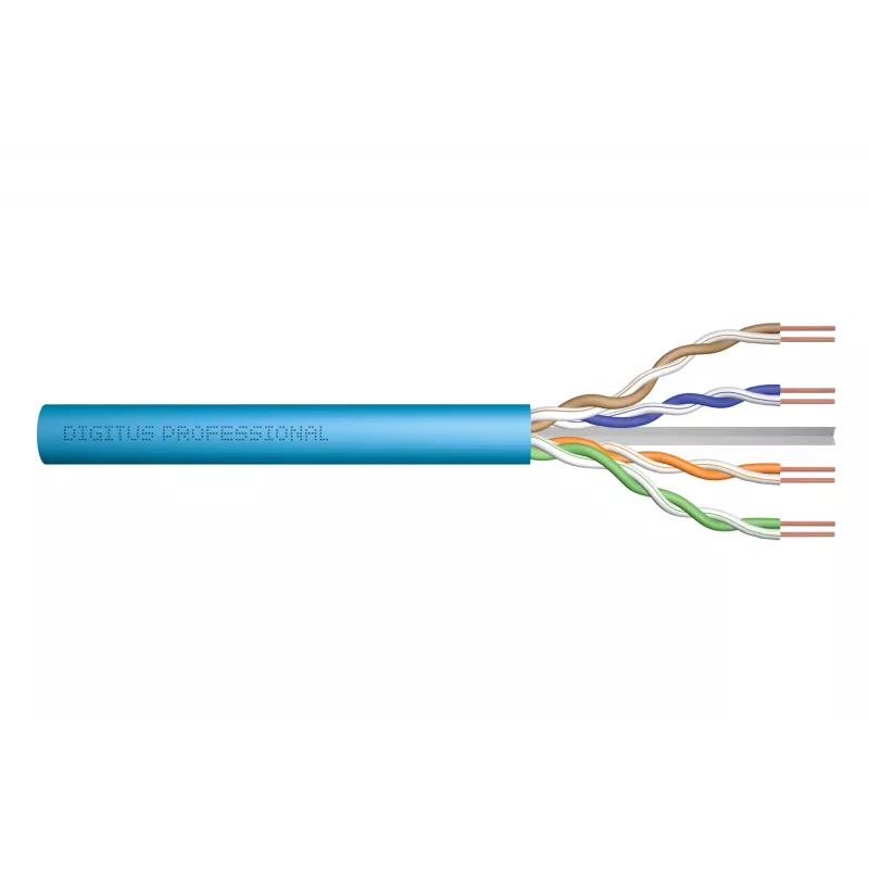 Kabel sieciowy Digitus Cat.6A U/UTP 500m niebieski