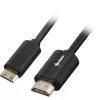 Przewód adaptera HDMI Plug > mini HDMI Plug (czarny, 1 metr, HDMI 4K)