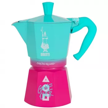 Kawiarka Bialetti 0005393 Aluminium niebieski Pink
