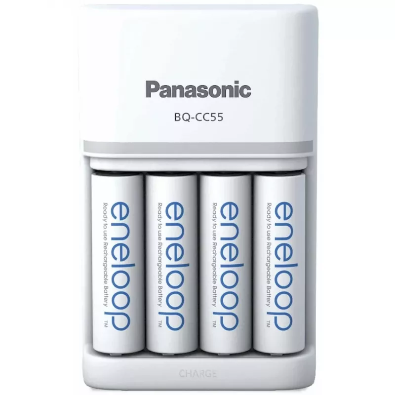 Ładowarka do baterii PANASONIC Eneloop Smartplus BQ-CC55 + 4x AA 2000 mAh (K-KJ55MCD40E)