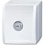 BUSCH JAEGER Typ F 2P+Z 5 35 °C Biały IP44 250 V