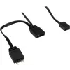 Kompaktowe chłodzenie cieczą Inter-Tech LC-120 RGB 12 cm czarny