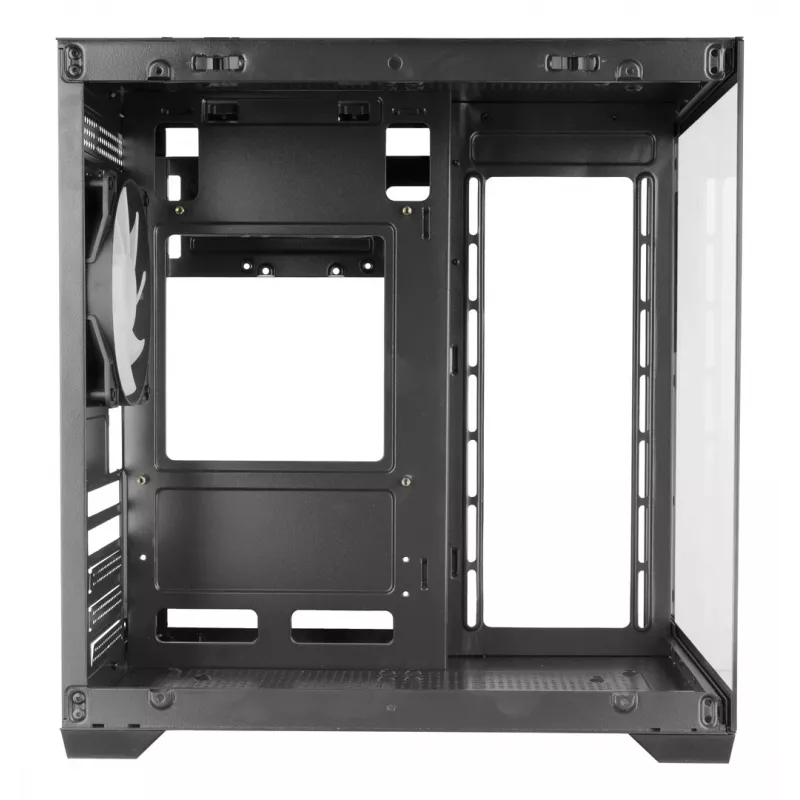 Mars Gaming MC-VIEW2 Czarna wieża Mini Tower