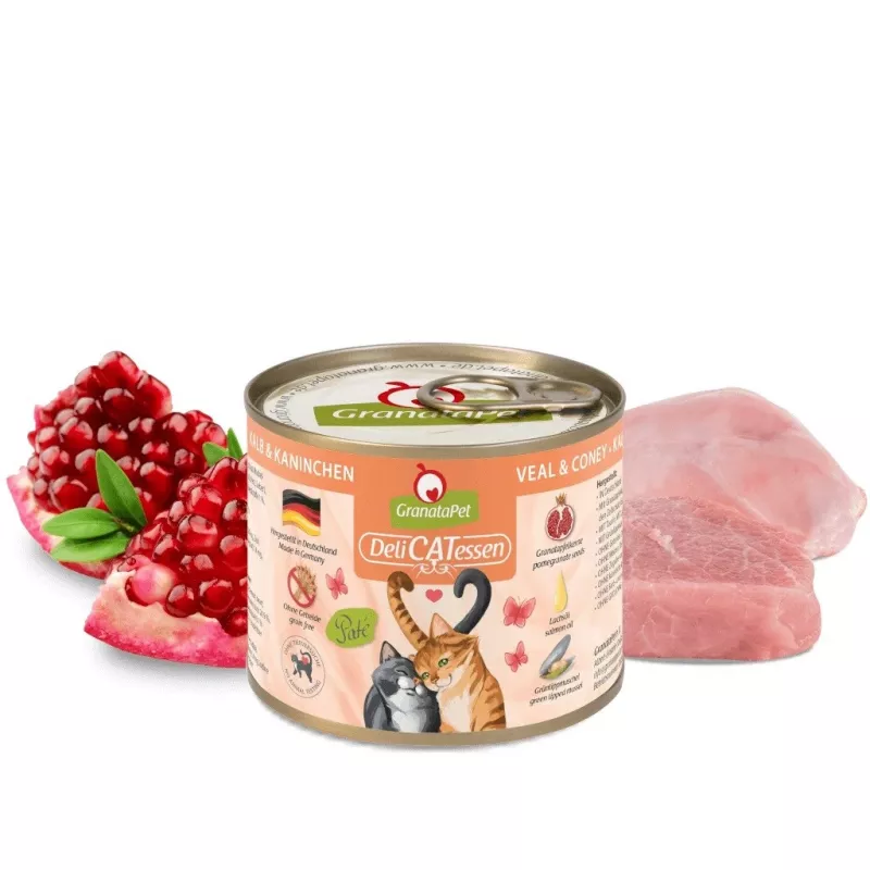 GRANATAPET DeliCATessen Cielęcina i konina - mokra karma dla kota - 200g