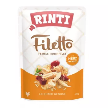 Mokra karma dla psów RINTI Filetto Filet z kurczaka z sercami 100 g