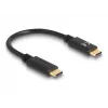 Kabel ładujący DeLOCK USB Type-C 15 cm PD 5 A z e-markerem
