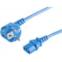 Kabel zasilający niebieski 1,8 m ShiverPeaks S/CONN 09-05181