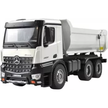 Amewi Mercedes Arocs - wywrotka - silnik elektryczny - Ready-to-Run (RTR) - czarny - biały - metal - dla chłopców (22413)