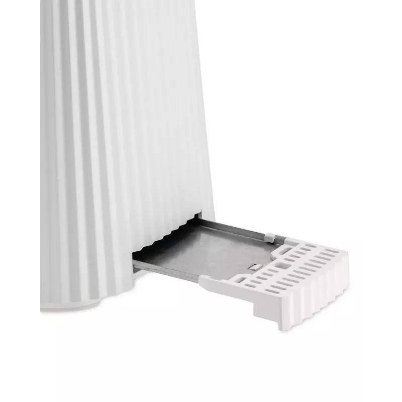 Toster Alessi MDL08B Czarny — Design Plissé, 6 stopni przyrumieniania, tryb bajgiel/rozmrażanie/podgrzewanie, 340×185×250 mm