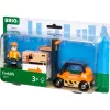 Zestaw pojazdu i akcesoriów torowych Ravensburger BRIO 33573 – 4-elementowy wielokolorowy, zalecany wiek od 0,3 roku