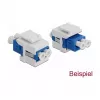 Osłona Keystone DeLOCK 86807 biała do sprzęgaczy światłowodowych 10 sztuk