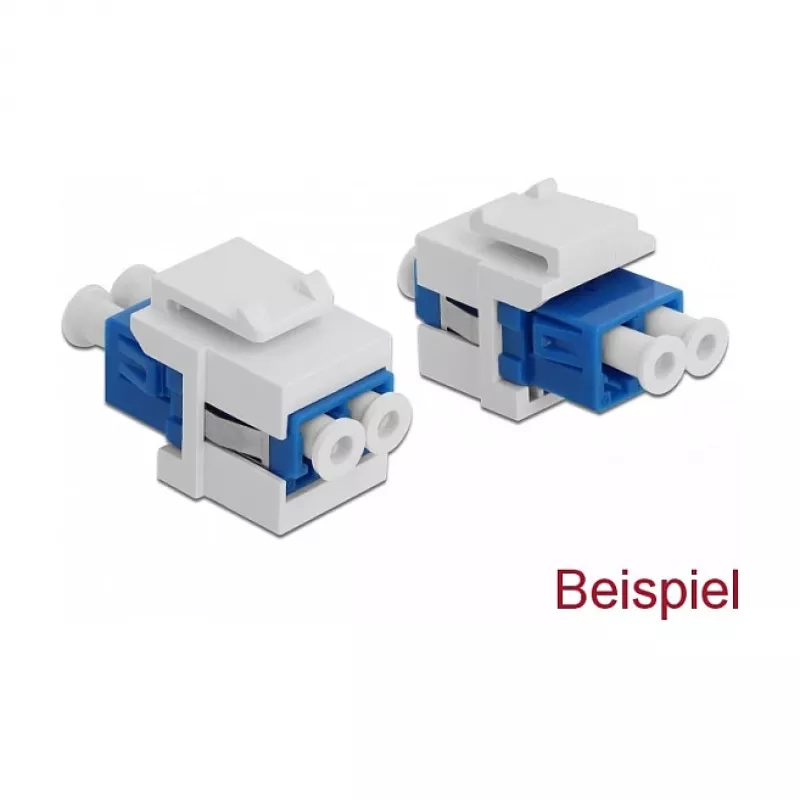 Osłona Keystone DeLOCK 86807 biała do sprzęgaczy światłowodowych 10 sztuk