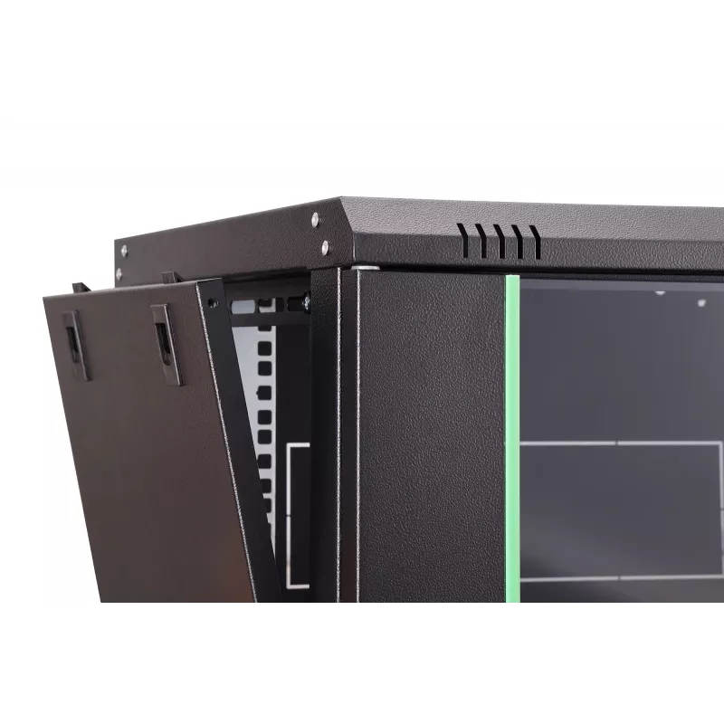 Naścienna szafa rack 19 cali DIGITUS Dynamic-N DN-37101 — 7U, 600x450 mm, IP20, zamek na klucz, niezmotowany