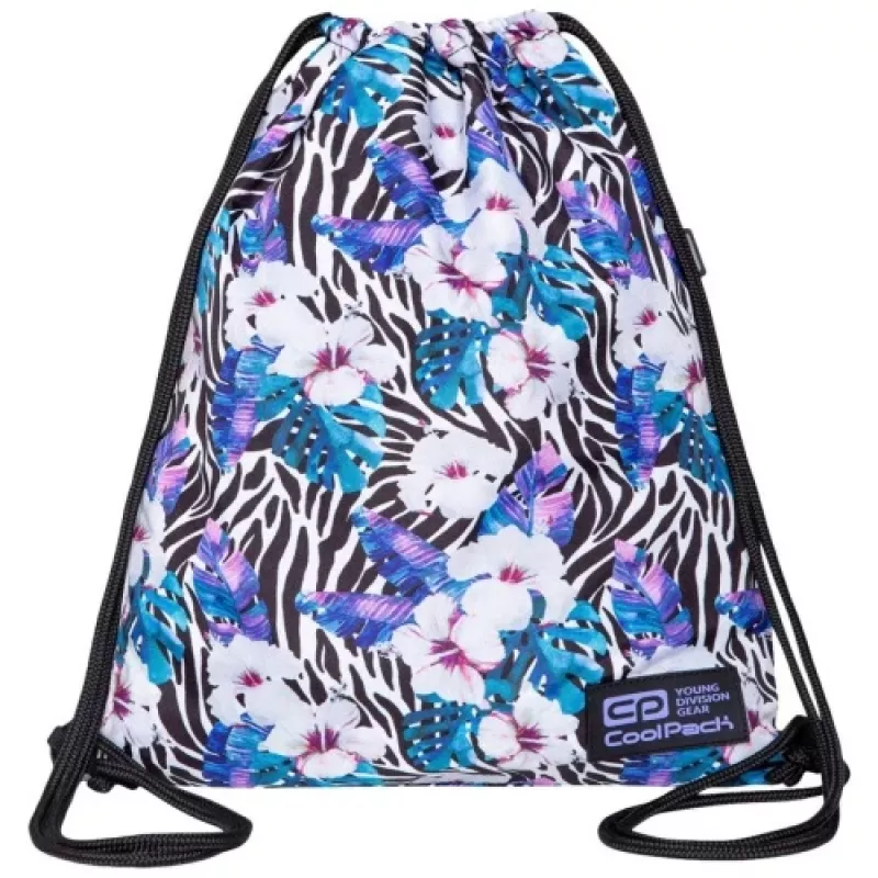 Worek na buty CoolPack Solo Flower Zebra