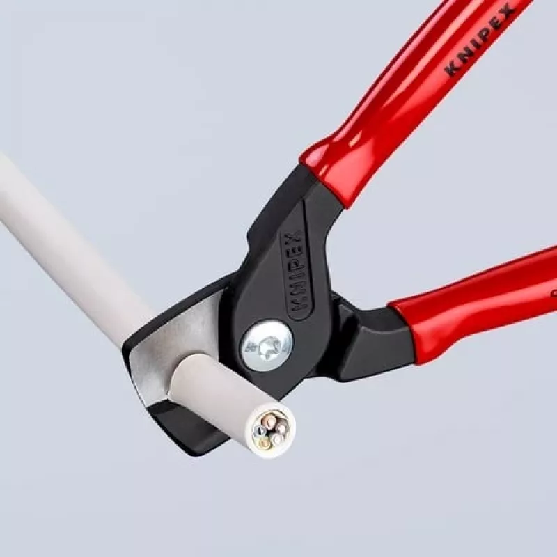 Nożyce do kabli Knipex 95 11 160 — długość 160 mm, ergonomiczne uchwyty