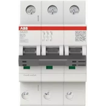 Wyłącznik nadprądowy ABB SX203-B25 Flexline B-Char.6kA 25A 3P (2CDS253003R0255)