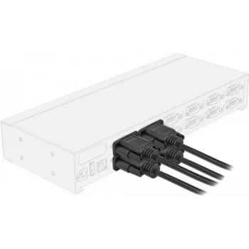 Kabel szeregowy DeLOCK 86575 Czarny 3 m RS-232 Sub-D9