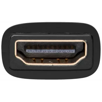 Wentronic Goobay Adapter HDMI™ / DVI-I, Gniazdo standardowe HDMI (Typ A), Czarny - 19-stykowe gniazdo HDMI™ > Gniazdo DVI (24+5) (68690)