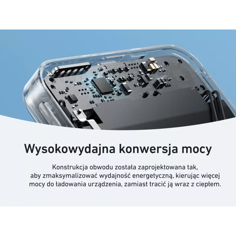 Anker MagGo Power Bank 10K Magnetyczna Bezprzewodowa Biała, Biały