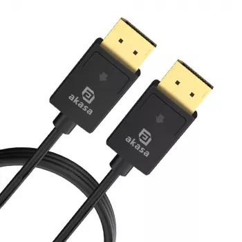 Akasa PROSLIM 8K DisplayPort.kabel 8Ka60Hz - 2 m (AK-CBDP26-20BK)