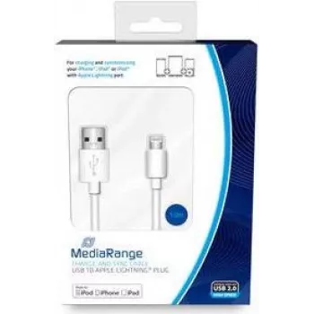 Kabel Lightning MediaRange MRCS178 1m Biały