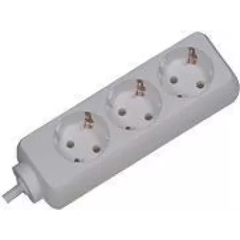Przedłużacz sieciowy Bachmann 3x Schuko H05VV-F 3G 1.50mm² 16A/3680W 3m