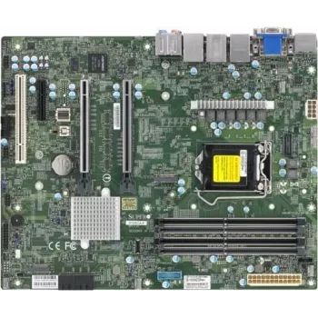 Super Micro SUPERMICRO X12SCA-F - Płyta główna - ATX - LGA1200-Socket - W480 Chipset - USB-C Gen2, USB 3.2 Gen 1, USB 3.2 Gen 2 - Gigabit LAN, 2,5 Gigabit LAN - Grafika zintegrowana - H