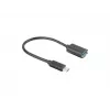 Adapter LANBERG AD-UC-UA-04 USB TYPE-C M - USB Type-A F 15 cm Czarny