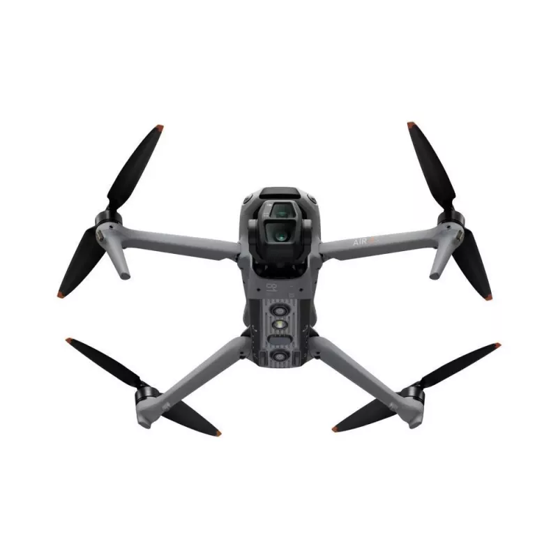 Quadcopter DJI Air 3s — dron 4-śmigłowy, kamera 50 MP, wideo 3840×2160, 27 m/s, zasięg 32 000 m, bateria 4276 mAh, 42 GB pamięć wewnętrzna, szary