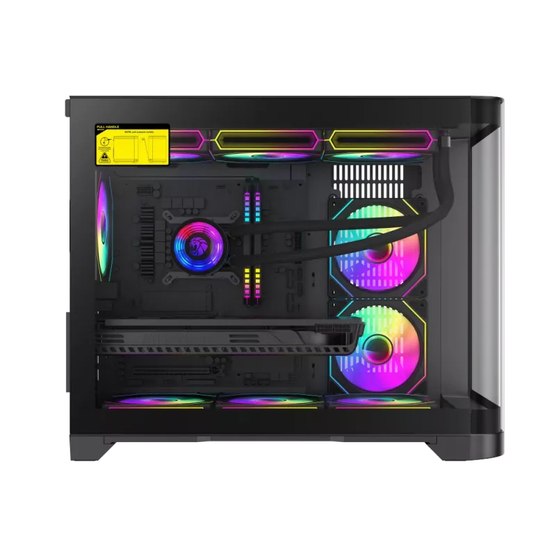 Obudowa Gamemax HYPE-M BK | Czarna | Micro | Bez zasilacza