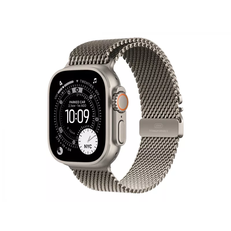Pasek Apple MGHP4ZM/A Inteligentne akcesoria do noszenia Naturalny tytan 49 mm