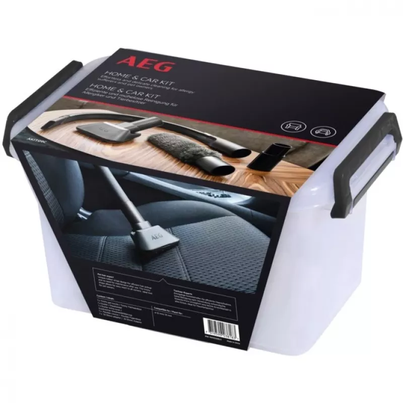 Zestaw do czyszczenia samochodu AEG AKIT09C Czarny 4 szt. 1 adapter