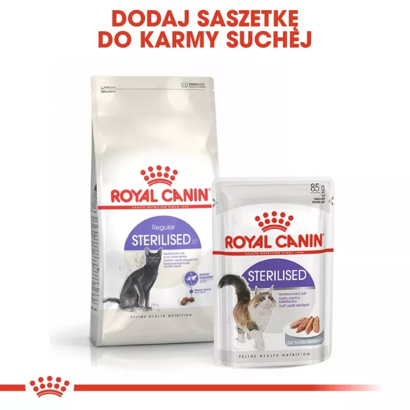 ROYAL CANIN Sterilised 37 - sucha karma dla kotów - 10 kg