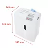 Niszczarka dokumentów HSM shredstar X6pro, 2 x 15 mm + osobny mechanizm do cięcia płyt CD