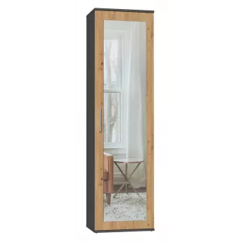 Top e shop DUO SZAFA ANT/ART KP — 1 drzwi, 2 półki, 500×350×1800 mm