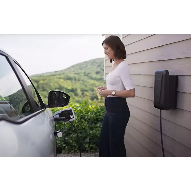 Stacja ładowania EV naścienna Hager witty one 11 kW 3-fazowa z RFID, Bluetooth i kablem Type 2 4,5 m