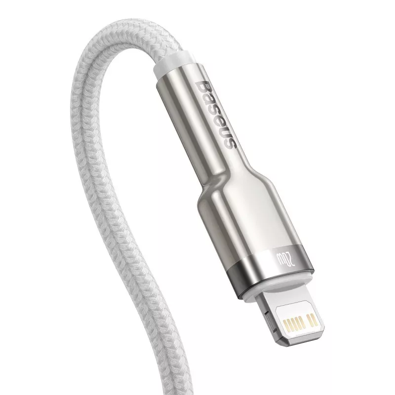 Baseus Cafule kabel 2m Lightning do USB C Szybkie ładowanie i transfer danych