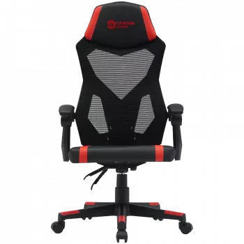 Canyon MCH01 - Flow - ergonomiczny fotel gamingowy - czarno-czerwony