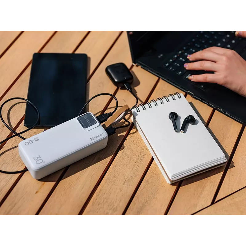 Tracer Blaze 30000 mAh 65 W, Biały