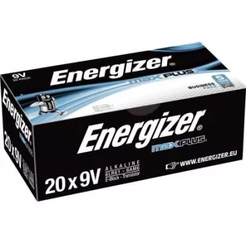 Energizer 9 V bateria blokowa alkaliczno-manganowa Max Plus Industrial 9 V 20 szt. (E301323200)