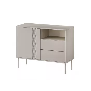 Cama 1D2S TRESSE komoda 100x40x75 kaszmir matowy
