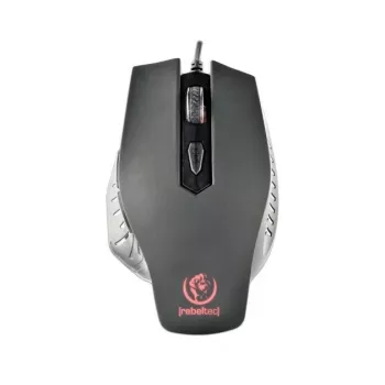 Rebeltec czerwony Dragon - mysz optyczna - 6 przycisków - przewodowa - USB