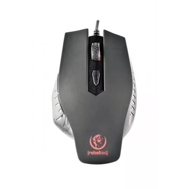 Rebeltec czerwony Dragon - mysz optyczna - 6 przycisków - przewodowa - USB